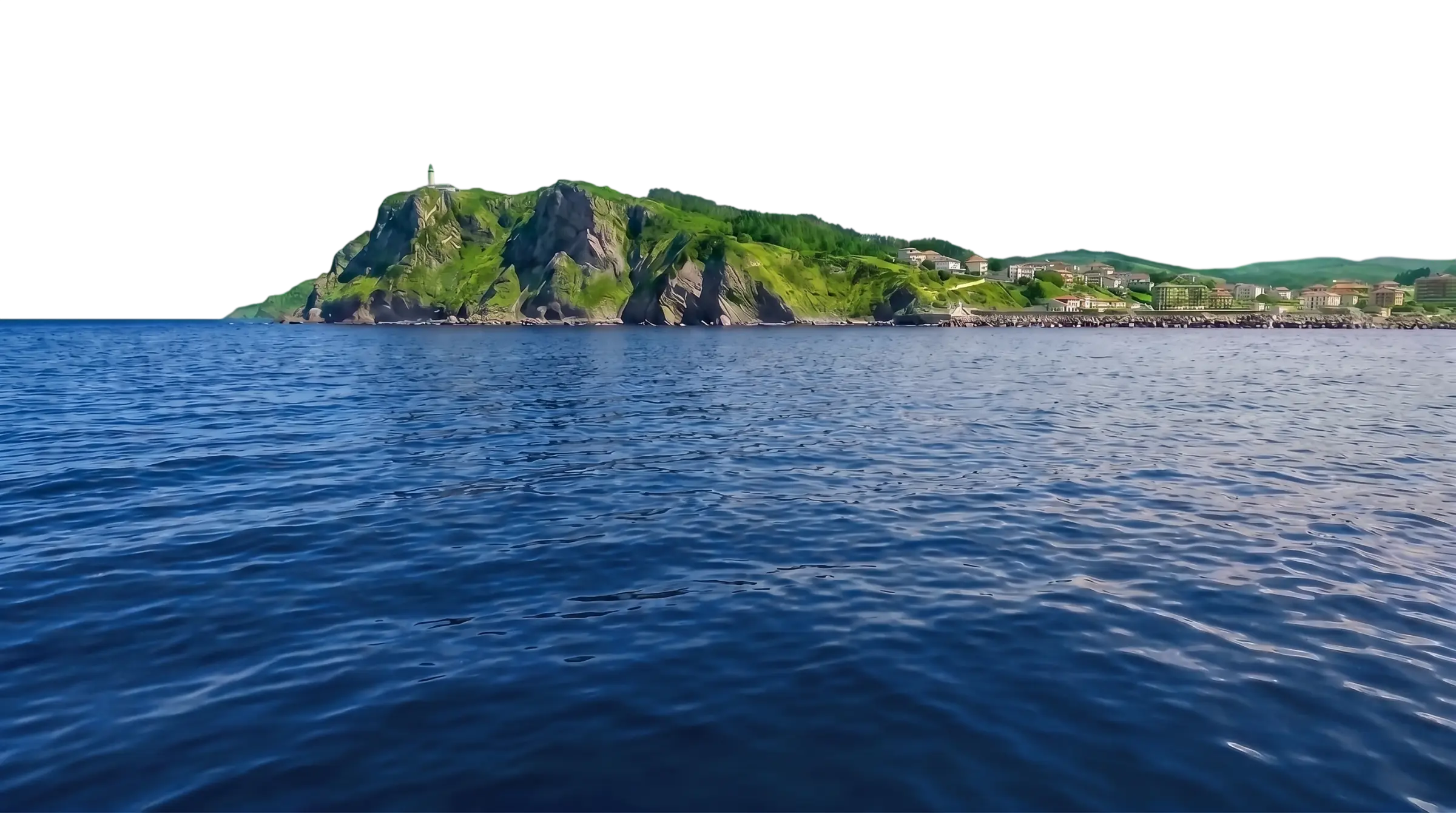 Costa y mar del Abra de Getxo